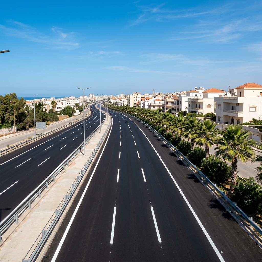 مشروع طرق منجز